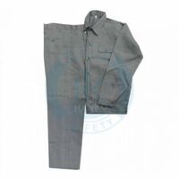 Quần áo bảo hộ lao động vải kaki màu ghi chì