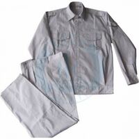 quần áo bảo hộ vải kaki màu ghi sáng