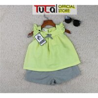 Quần Áo Bé Gái Họa Tiết Cực Yêu Vải Linen Hàn Quốc