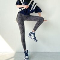 Quần Áo Bé Gái Phiên Bản Hàn Quốc Quần Legging Da Báo Lông Cừu Mỏng Quần Legging Nữ Mặc Ngoài Thu Đông Lông Cừu-Quần Ấm Áp Mũi Nhọn Bụng