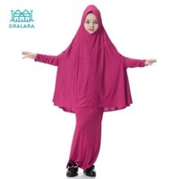 Quần áo bé gái Ramadan Cầu nguyện Abaya Đầm Maxi dài tay nhẹ