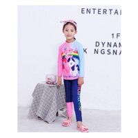 Quần áo bơi dài tay hình PONY cho bé gái