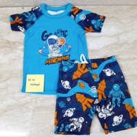 Quần áo bơi tay ngắn , quần ngắn hiệu YLIKE cho bé trai mẫu phi hành gia size 14-18kg YY0010