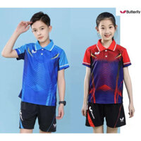 Quần áo bóng bàn có sẵn Mới thoải mái hấp thụ mồ hôi Thể thao Trẻ em khô nhanh Thi đấu thoáng khí Huấn luyện thể thao