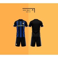 Quần áo bóng đá CLB Inter Milan 2024, Áo đá Inter banh vải thun lạnh không xù lông không nhăn Phù Thuỷ Sân Cỏ