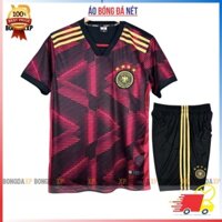 Quần áo bóng đá, đồ đá banh Đội Tuyển Đức Đen Đỏ Mới Vải thun lạnh cao cấp .