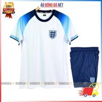 Quần áo bóng đá, đồ đá banh Đội Tuyển Anh Trắng Vải thun lạnh cao cấp .