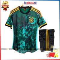 Quần áo bóng đá, đồ đá banh Đức Rêu Vải Mè kim cao cấp D