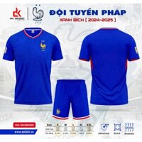 Quần Áo Bóng Đá Đội Tuyển Pháp Xanh Sân Nhà 2024-2025