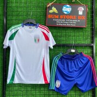 Quần Áo Bóng Đá Đội Tuyển Ý Italia Trắng 24 JP - Áo Đấu Hot Mẫu Mới, Cực Đẹp