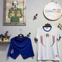 Quần Áo Bóng Đá Đội Tuyển Italia Trắng 22 JP - Áo Đấu Ý Hot, Cực Đẹp