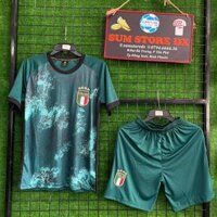 Quần Áo Bóng Đá Đội Tuyển Italia Rêu SV - Áo Đấu Hot Mẫu Mới, Cực Đẹp