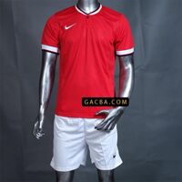 Quần áo bóng đá không logo Man đỏ