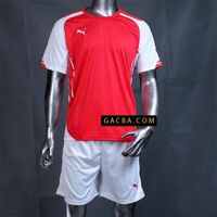 Quần áo bóng đá không logo Arsenal đỏ