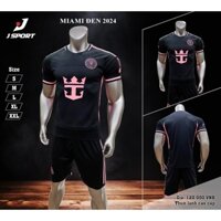 Quần áo bóng đá nam nữ câu lạc bộ Miami in ấn theo yêu cầu