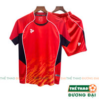 Quần Áo Bóng Đá Thiết Kế JP Panther Đỏ Thun Mè Cao Cấp Thoáng Khí Thể Thao Đương Đại