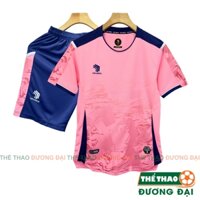 Quần Áo Bóng Đá Thiết Kế Vevoca Varel Hồng Thun Mè Cao Cấp Thoáng Khí Thể Thao Đương Đại