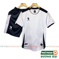 Quần Áo Bóng Đá Thiết Kế Vevoca Varel Trắng Thun Mè Cao Cấp Thoáng Khí Thể Thao Đương Đại