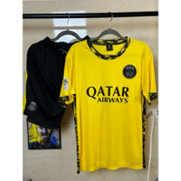 Quần áo bóng đá Thun Lạnh clb PSG Vàng 24/25