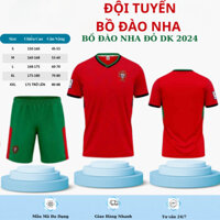 Quần áo bóng đá,đồ đá banh ĐỘI TUYỂN Bồ Đào Nha XANH ĐỎ chuẩn thi đấu,thấm hút mồ hôi cực đẹp