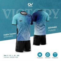 Quần áo bóng đá,đồ đá banh không logo VICTORY CV thun mè cao cấp chuẩn thi đấu,thấm hút mồ hôi