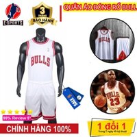 Quần Áo Bóng Rổ NBA - Bộ Quần Áo Bóng Rổ Chicago Bull (Full Size cho cả Nam và Nữ)