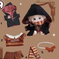 Quần áo búp bê bông 20cm quần áo trẻ em 20cm Bộ đồ Harry Potter quần áo búp bê mini không thuộc tính