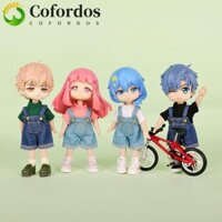 Quần áo búp bê COFORDOS Ob11, Quần áo búp bê trang trí mặc thường ngày Quần jean, Áo khoác trang điểm thời trang Màu trơn Búp bê treo đồ chơi DIY