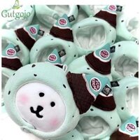 Quần áo búp bê GUTGOJO 10cm, Mũ búp bê Cotton Macaron kem, Trang phục Chiikawa sáng tạo Quần áo Mũ đội đầu búp bê Phụ kiện búp bê