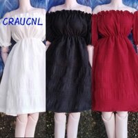 Quần áo búp bê LUOL, Búp bê đồ chơi thời trang tự làm cho bé gái Váy trắng / đen / đỏ, Quà tặng sinh nhật Phụ kiện DIY Váy trang điểm thủ công cho búp bê 1 / 3 1 / 4 1 / 6 Bjd 30 / 45 / 60cm