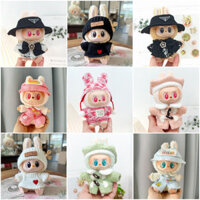 Quần Áo Búp Bê Phong Cách Mẫu Giáo Cặp Đôi Quần Áo Cho Búp Bê Labubu V2 V1 17cm Kid