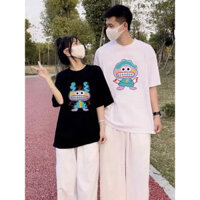 Quần áo cặp đôi mùa hè, áo phông cặp đôi unisex mới, áo tay ngắn cho phụ nữ