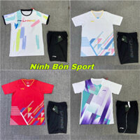 Quần Áo Cầu Lông Li-Ning Chuyên Nghiệp Sử Dụng Trong Tập Luyện Và Thi Đấu Cầu Lông A508 - Vải Polyester Thái Cao Cấp