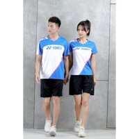 Quần áo cầu lông mùa hè mới 2024 dành cho nam và nữ, Quần áo Tennis ngắn tay thoáng khí khô nhanh, Đồng phục đội tập luyện, Quần áo thi đấu mua nhóm