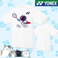 Quần áo cầu lông Yonex dành cho nam nữ Áo Tennis khô nhanh Quần áo tập thể thao ngắn tay thoáng khí cho trẻ em