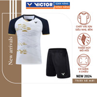 Quần áo cầu lông Yonex, Lining, Victor, bộ quần áo thể thao cao cấp vải thun lạnh, nhẹ, mát bền mã Y011