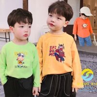 Quần Áo Cho Bé Thu Đông, Áo Phông Dài Tay chất cotton xược 100% đảm bảo mềm, đẹp,,,,Shop Mamikids