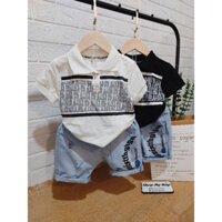 QUẦN ÁO CHO BÉ TRAI,SET CHO BÉ TRAI ÁO THUN CÓ TAY QUẦN JEAN,SIZE LỚN NHỠ ĐẠI TỪ 20 ĐẾN 35 KÝ,N2.