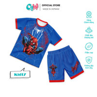 Quần Áo Cho Bé Yêu Hình SPIDER MAN Chất Thun Mát Mịn Co Giãn Và Thấm Hút Mồ Hôi - Mã KID17