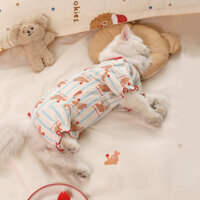 ✨✨Quần áo cho mèo, chống rụng lông, bảo vệ bụng, Triệt sản, quần áo cho thú cưng cai sữa