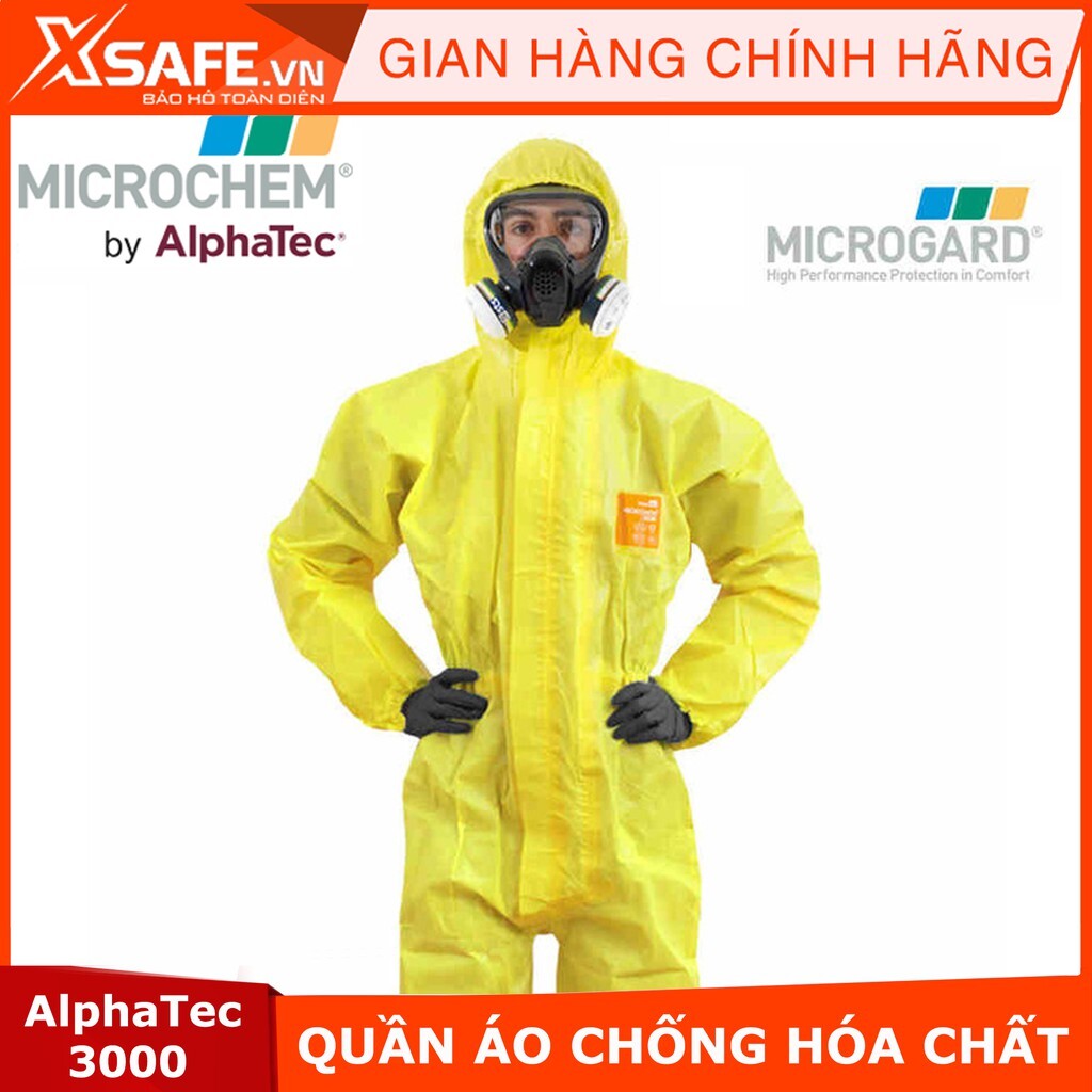 Quần áo chống hóa chất Alphatec 3000