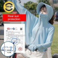 Quần Áo Chống Nắng Nữ Ice Silk Coat Chống Nắng Che Nắng Đi Xe Đạp Quần Áo Chống Nắng