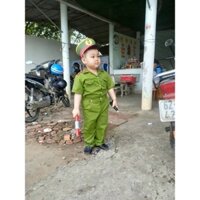 quần áo công an cho bé