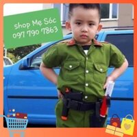 Quần áo công an hình sự cho bé trai