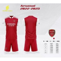 Quần áo đá banh, đá bóng Arsenal sân nhà, sân khách