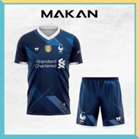 Quần áo đá banh đẹp nam nữ trẻ em Áo Đội Tuyển Pháp KBD212