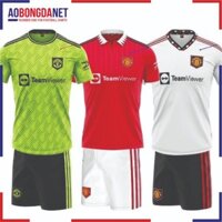 Quần áo đá bóng Áo Bóng Đá Manchester United sân khách sân nhà, áo bóng đá CLB thoáng mát