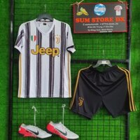 Quần Áo Đá Bóng CLB Juventus Sọc 2020_Mẫu Áo Đấu Hot, Giá Tốt 2021