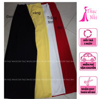 Quần áo dài lụa nhật may sẵn, quần mặc áo dài lụa mềm mịn vải co dãn nhiều màu