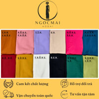 Quần áo dài may sẵn vải lụa tây thi cao cấp với màu sắc phong phú mềm mại thoáng mát- Áo dài Ngọc Mai